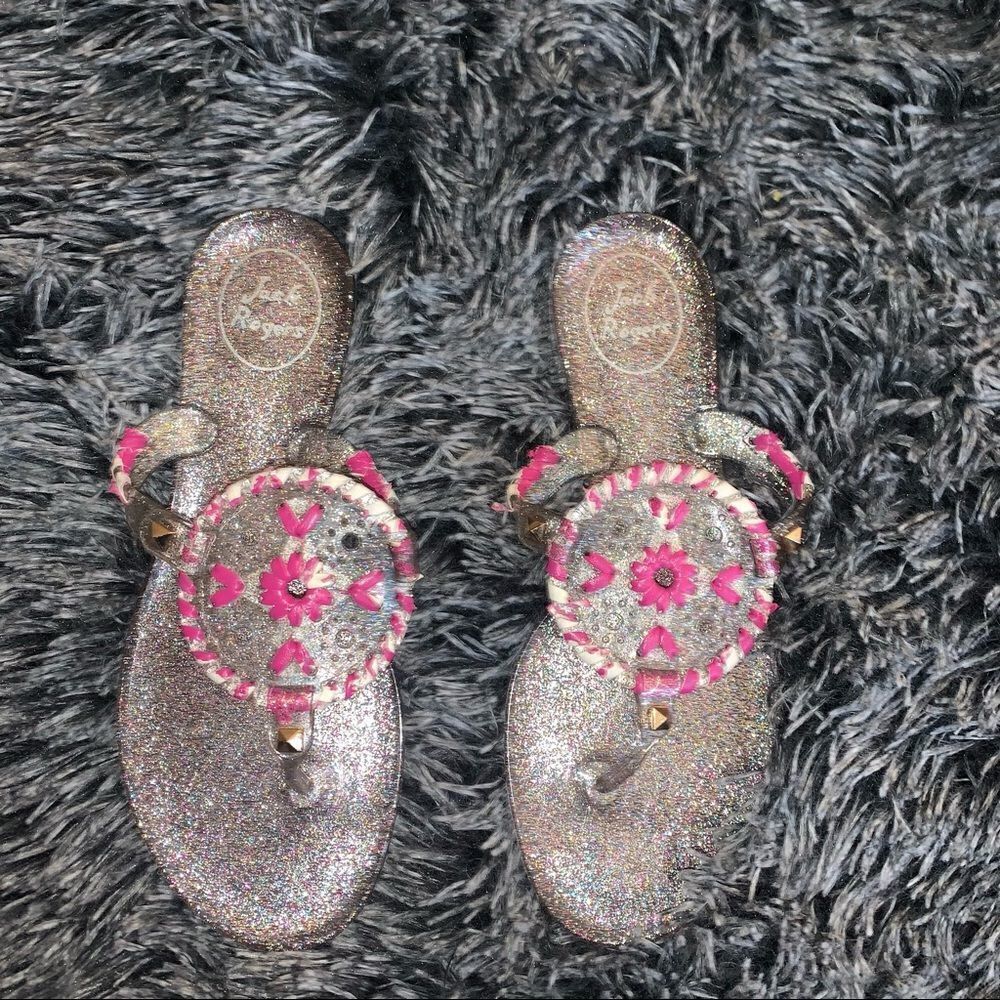 Jack Rogers Whipstitch Jelly Thong Sandal